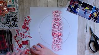 Beautiful Laugh // White with 1: Red + Florals
