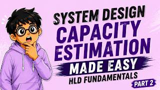 System Design Capacity Estimation Made Easy | HLD Fundamentals | Part-2