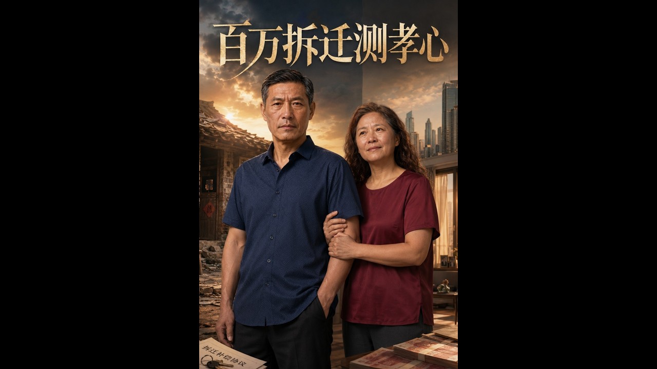 【一口气看完】《百万拆迁测孝心》#短剧 #AI短剧 #逆袭 #drama #爽剧 #鲨鱼先生