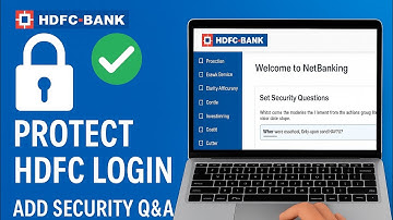 How to Set Security Questions in HDFC NetBanking (Step-by-Step Guide)