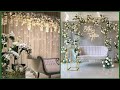 elegant wedding backdrop/flowers/ themes/table/#curtains decoration ideas