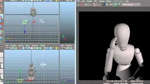 Maya 2012 Tutorial - Three Point Lighting