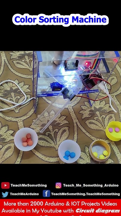 Arduino UNO Color Sorting Machine | arduino color sensor | GY-31 ...