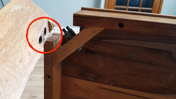 How To Fix A Broken Coffee Table Leg,(easy fix diy)