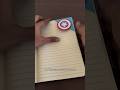 DIY Easy Caption America bookmark 🔖 #bookmark #diy #art #captainamerica #shorts