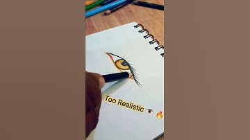 Most satisfying realistic eye drawing 👁️| pencil colours tutorial ✍🏻🔥