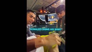 Ronaldo \u0026 His Lucky Young Fan ❤️
