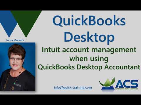 How to manage the Intuit account login mandate when using QuickBooks Desktop Accountant