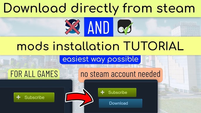 How to Download Steam Workshop Mods 2023 [ 2 Free Ways ]