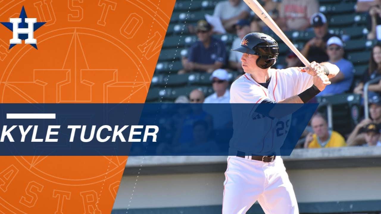 Astros bring up outfielder Kyle Tucker for MLB debut