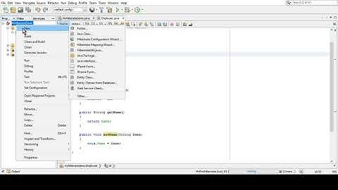 How to run hibernate project in Netbeans IDE.