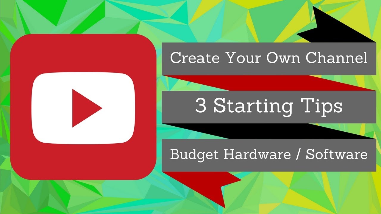 How To Start A YouTube Channel - Beginners Guide - YouTube