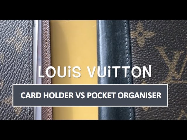 LOUIS VUITTON】Damier Graphite [BORDEAUX] Trim Pocket Organiser Unboxing and  Review! 