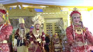 TARI PAGAR PENGANTIN dengan pakaian Adat Lampung Pesisir