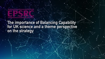 The importance of Balancing Capability for UK science