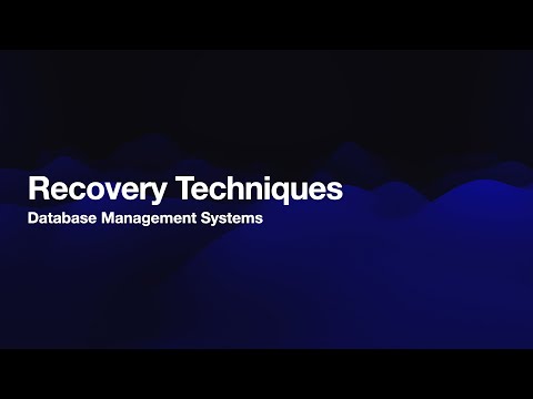Recovery Techniques