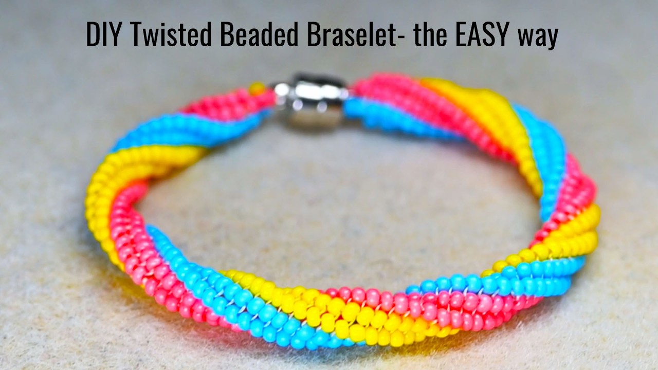 Create DIY Tubular Twisted Herringbone Bracelet in Minutes!