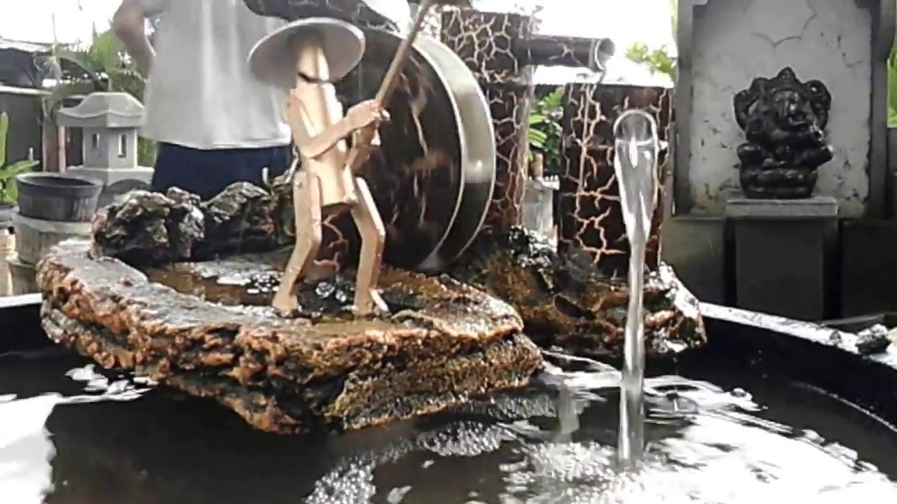 Fishing Bamboo Water Fountain