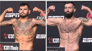 UFC Vegas 109 Official Weigh-Ins: Dolidze vs Hernandez
