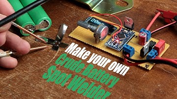 Make your own Crude Battery Spot Welder with a Car Battery!