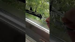 Fastest Easiest Way To Remove Gorilla Tape Residue From Glass Window. NO CHEMICALS! Gorilla Tape Residue Removal