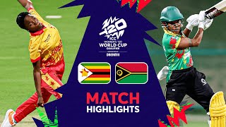 Zimbabwe v Vanuatu | Match Highlights | Women’s T20WC Qualifier 2024