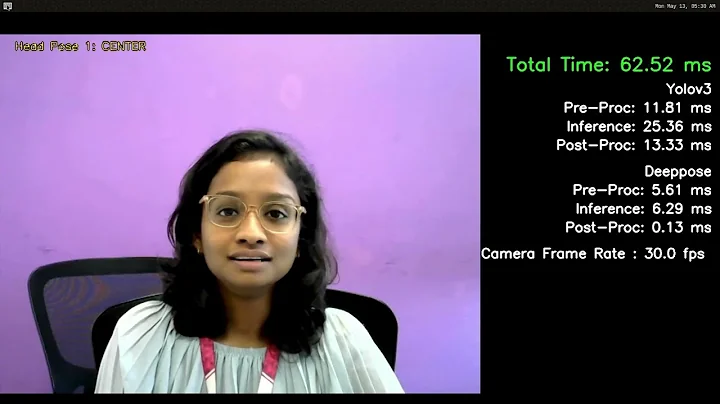 Renesas RZV2H - Driver Monitoring System Basic Application demo