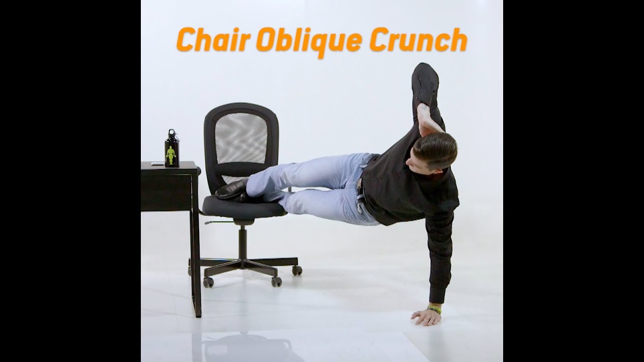 Chair Oblique Crunch 30 Days of Fitness by Gold's Gym YouTube