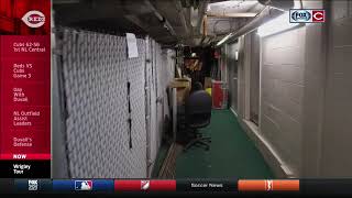 Jim Day takes you behind the scenes of the visitor's clubhouse at Wrigley Field