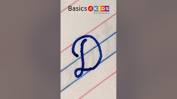 Capital Cursive letter D | Capital Letter 
