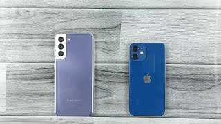 iPhone 12 Mini Vs Samsung S21 5G | SPEED TEST