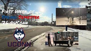 First Week of Spring Semester '26 @UConn