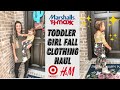 *HUGE* TODDLER GIRL FALL CLOTHING HAUL 2020 | Target, H&M, Marshalls/TJ Maxx and MORE!