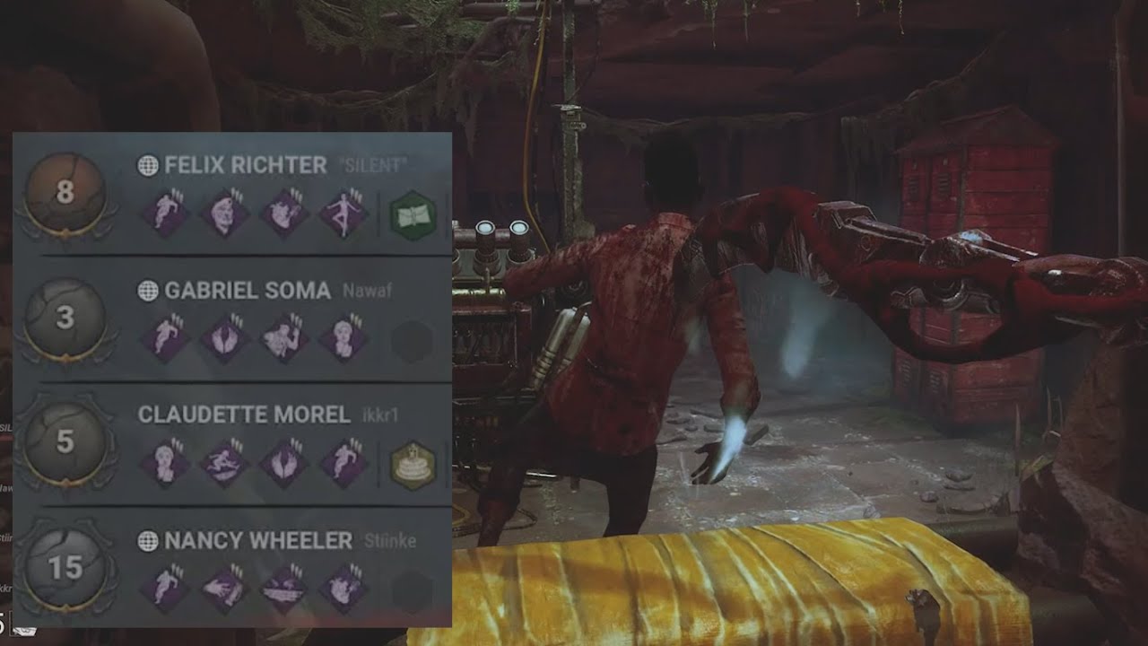 The Singularity stomps 4 stacked perk survivors - Dead by daylight end ...