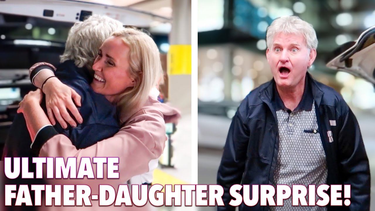 😭 ЛЕТАЮ ЧЕРЕЗ СТРАНУ, ЧТОБЫ СДЕЛАТЬ ОТЦУ СЮРПРИЗ! ТРОГАТЕЛЬНАЯ ВСТРЕЧА ОТЦА И ДОЧИ, СЮРПРИЗ ДЛЯ М...