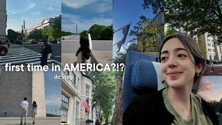 FIRST TIME IN AMERICA Washington DC Vlog - Student Living in England