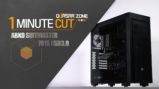 [퀘존 1분컷] ABKO SUITMASTER 701S USB3.0 강화유리 블랙