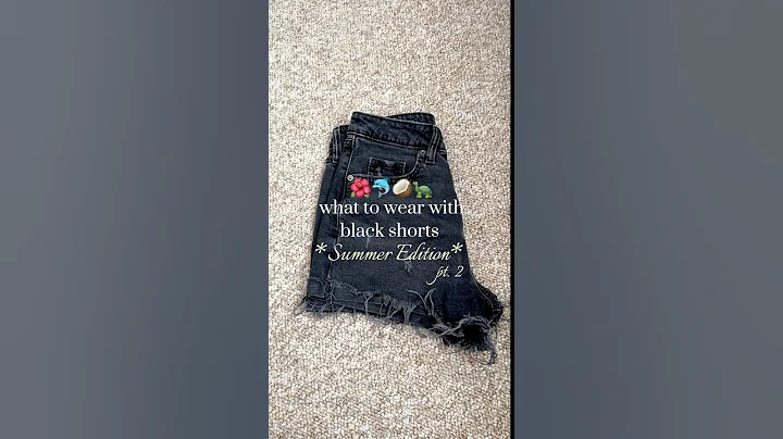 Summer outfit ideas with black shorts (pt. 2) 🌺 #trending #viral #shortsfeed #summer #fypシ゚viral