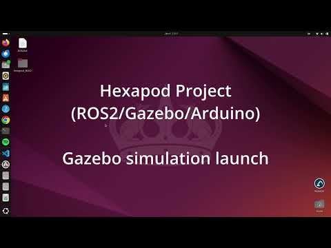 Hexapod Project - Simulation Part 1 (Gazebo Launch)