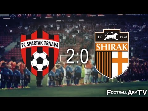 Спартак Трнава - Ширак 2:0 видео