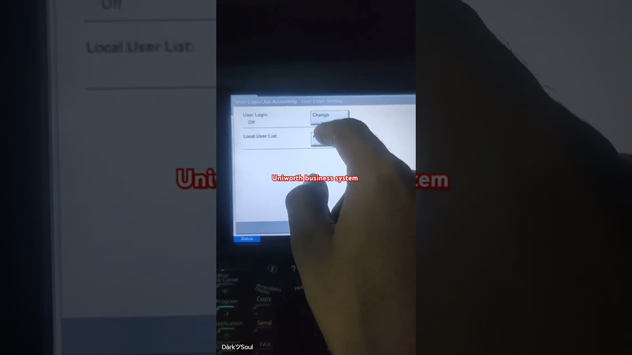 How to login user name & password kyocera taskalfa 3500i,4500i 