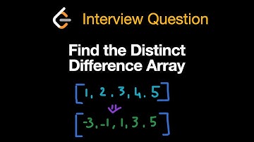 Find the Distinct Difference Array - Leetcode 2670 - Python