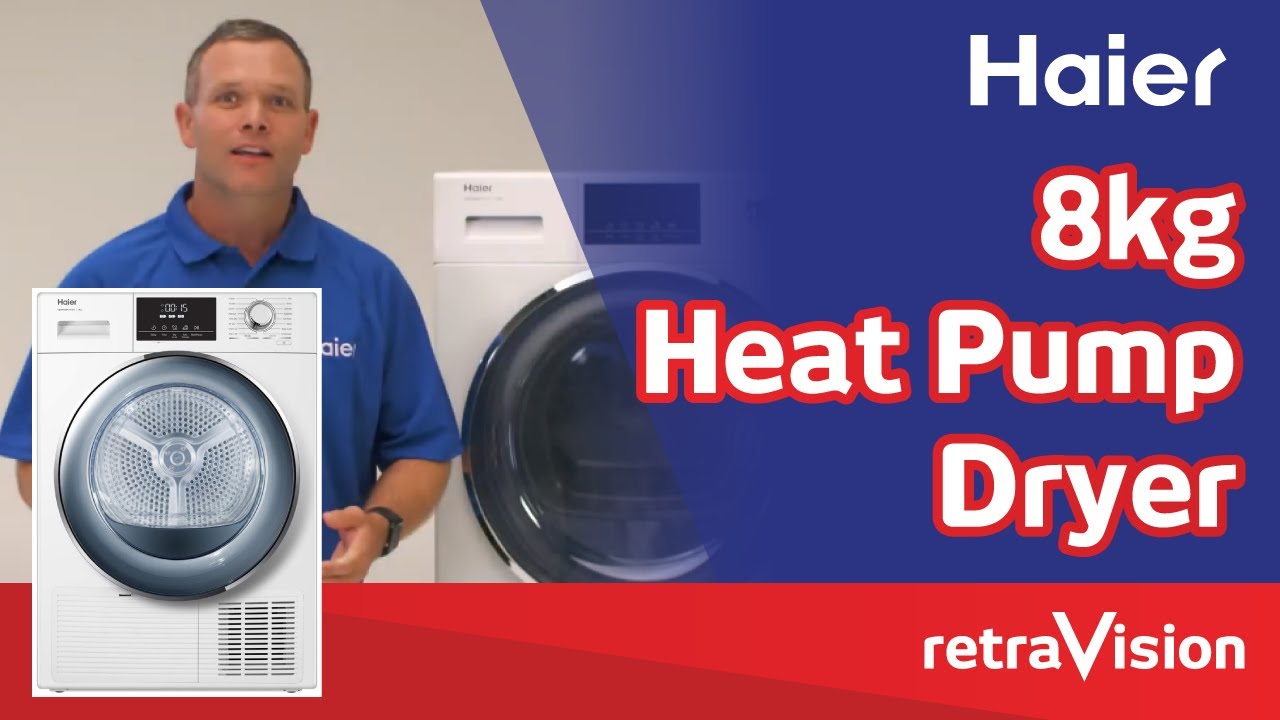 Haier 8kg Heat Pump Dryer HDHP80E1 YouTube