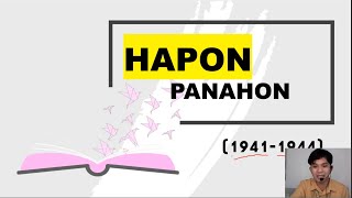 PANITIKAN SA PANAHON NG HAPONES | GINTONG PANAHON NG PANITIKAN