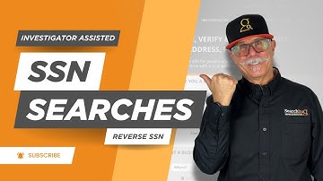 How to Use Reverse SSN Search? | Searchbug Tutorials