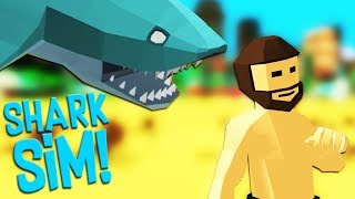 ATTACK of the CRAZY LAND SHARK! - Shark Simulator Gameplay screenshot 2