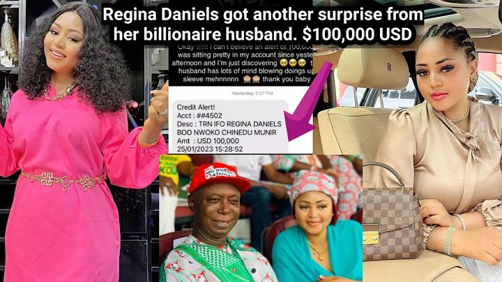 Regina Daniels got another surprise from her billionaire husband. $100,000 USD.