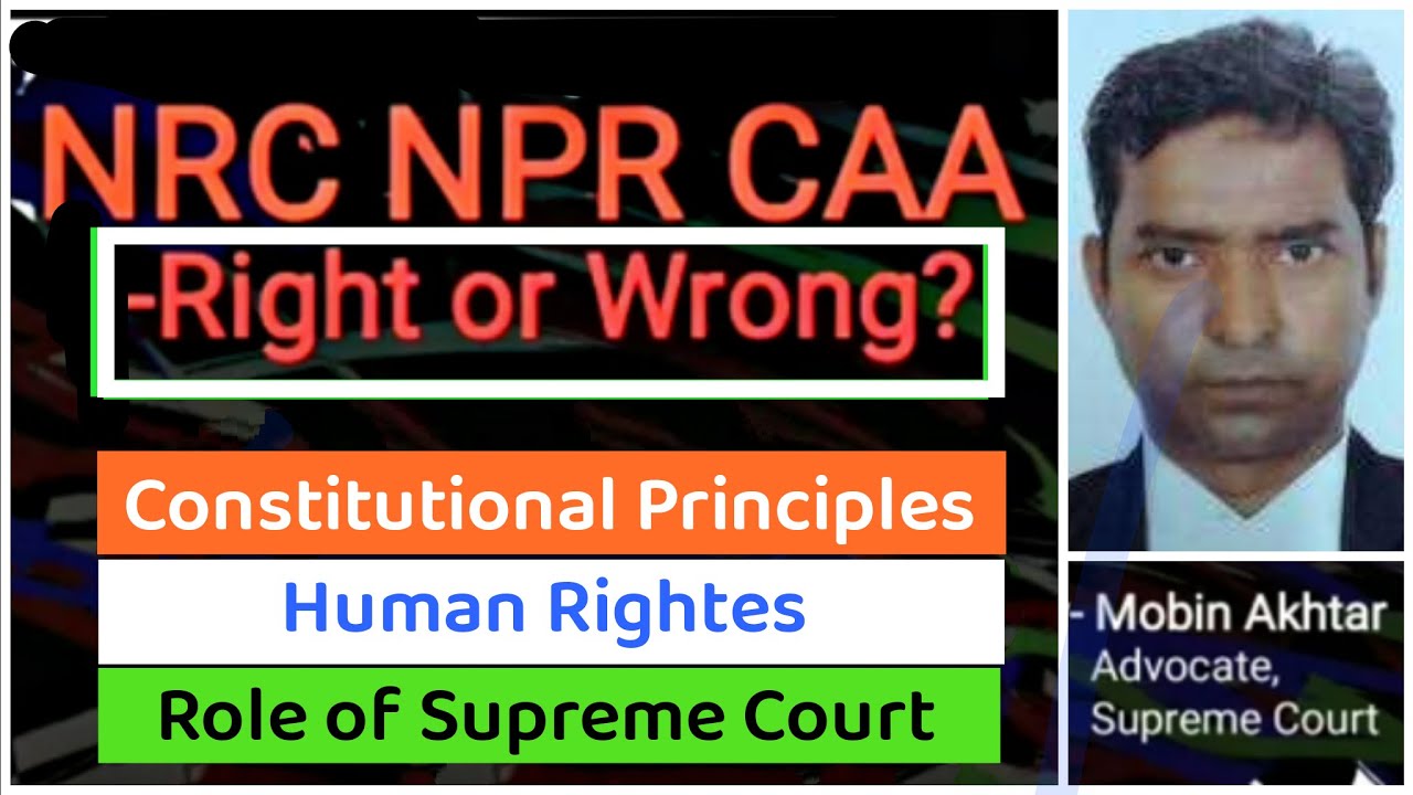 NRC CAA NPR: right or wrong - explained by supreme court advocate