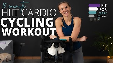 15 minuten HIIT CARDIO INDOOR CYCLING WORKOUT