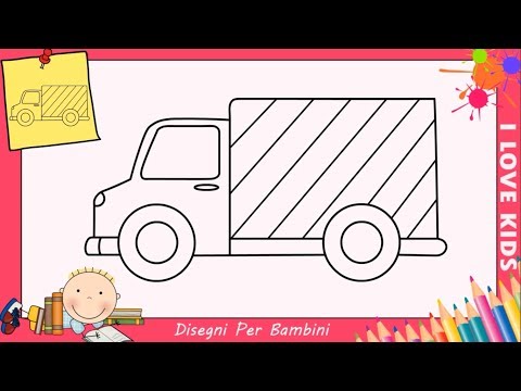 Video: Come Disegnare Un Camion A